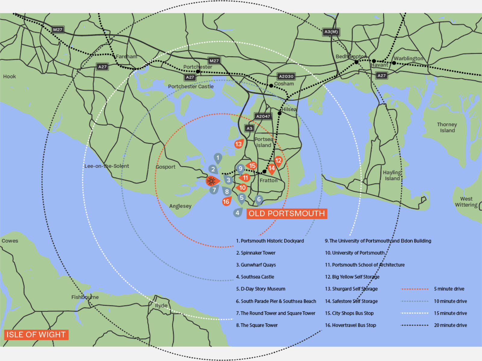 Map of Portsmouth